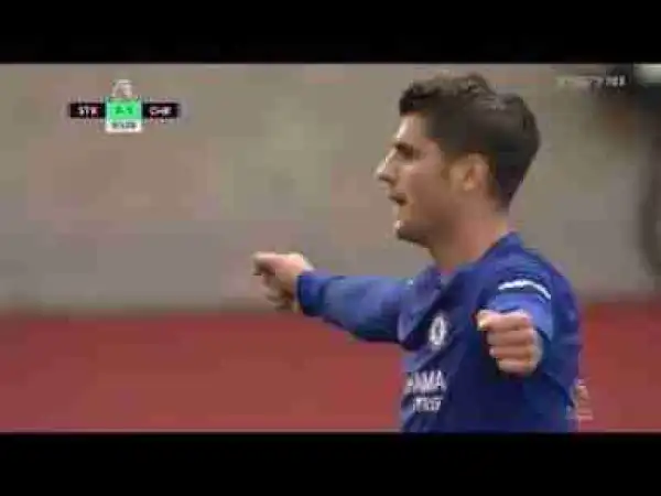 Video: Alvaro Morata vs Stoke (23-09-2017) Away